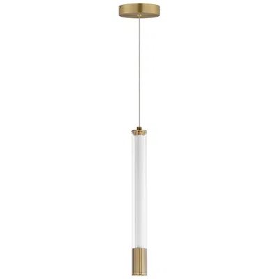 Et2 Cortex 1 1/2" Wide Natural Aged Brass Led Mini Pendant