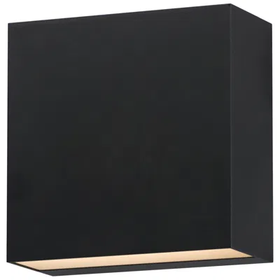 Et2 Cubed 5 1/2" Black 2-light Led Outdoor Sconce