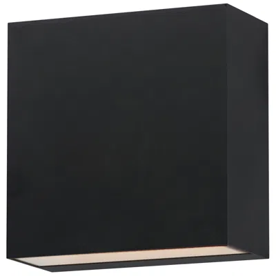 Et2 Cubed 5 1/2" Black Led Outdoor Sconce