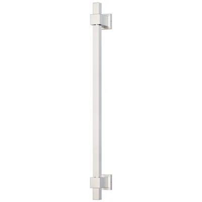 Et2 Cubist 30" Satin Nickel Square Wall Sconce In Silver