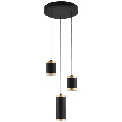 Et2 Cuff 3-light Pendant Black / Gold