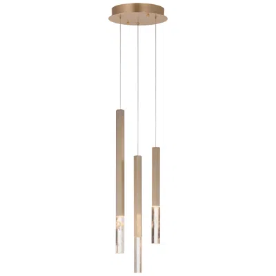 Et2 Diaphane 9 3/4" Wide Gold Led Multi-light Pendant