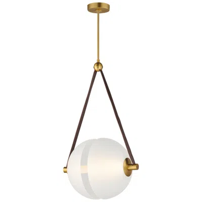 Et2 Dispatch 22 1/2"w Natural Aged Brass Led Pendant Light