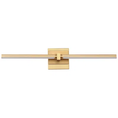 Et2 Dorian 22 1/2" Wide Gold Led Linear Bath Light
