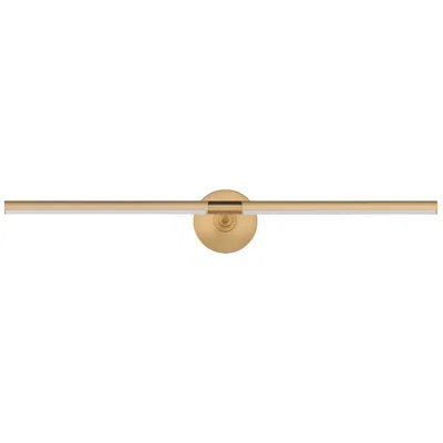 Et2 Dorian 30 3/4"w Plated Gold Direct Wire Led Picture Light