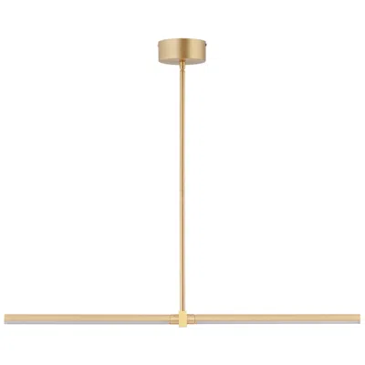 Et2 Dorian 34 3/4" Wide Gold Led Linear Pendant