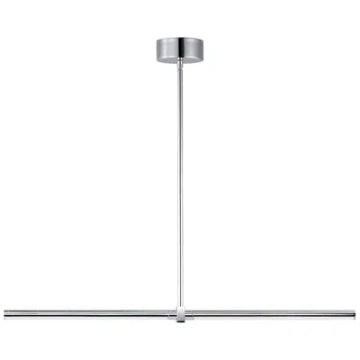 Et2 Dorian 36" Linear Led Pendant In Silver