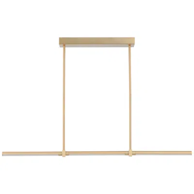 Et2 Dorian 47 1/2" Wide Gold Led Linear Pendant