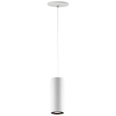 Et2 Dwell 3 1/2" Wide White Cylinder Led Mini Pendant
