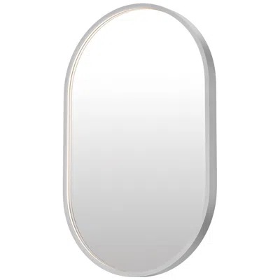 Et2 Elisse 20'' X 32'' Satin Nickel Oval Led Mirror