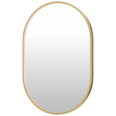 Et2 Elisse 24" X 36" Gold Oval Led Mirror