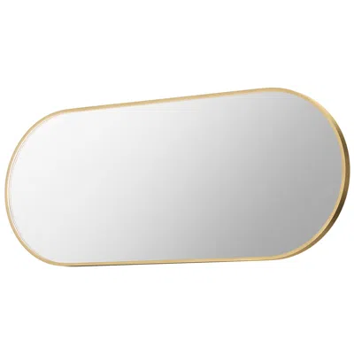Et2 Elisse 68'' X 28'' Gold Oval Led Mirror