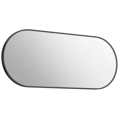 Et2 Elisse Oval 28" X 68" Black Led Mirror