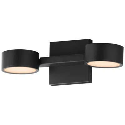 Et2 Embrace 14" Wide Black 2-light Led Wall Sconce