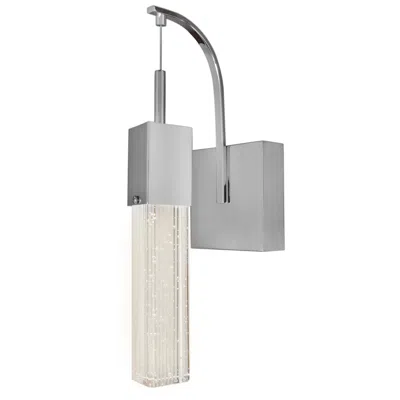 Et2 Fizz Iii 14 1/2" High Modern Polished Chrome Bubble Glass Sconce