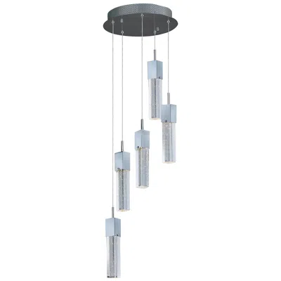 Et2 Fizz Iii 18.1" Wide 5-light Led Bubble Glass Pendant
