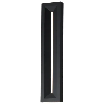 Et2 Fosso 24" Black Led Outdoor Wall Sconce - 5cct