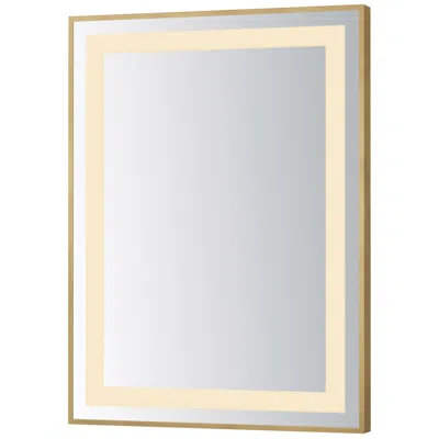 Et2 Framed 24" X 32" Gold Led Mirror - 3cct