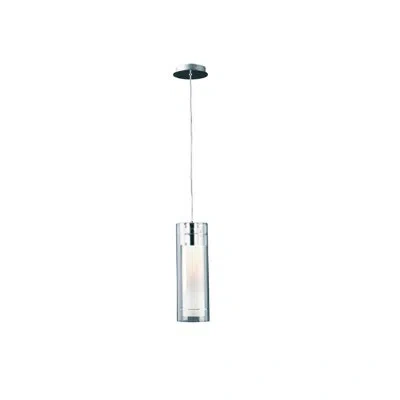 Et2 Frost 1 Light Mini Pendant In Polished Chrome