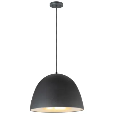 Et2 Fungo 24" Black/satin Brass Led Pendant