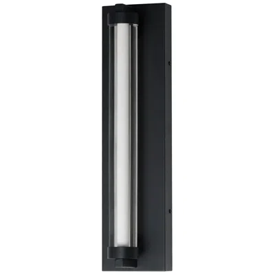Et2 Fuse 18" Led Outdoor Wall Sconce Black / Gold