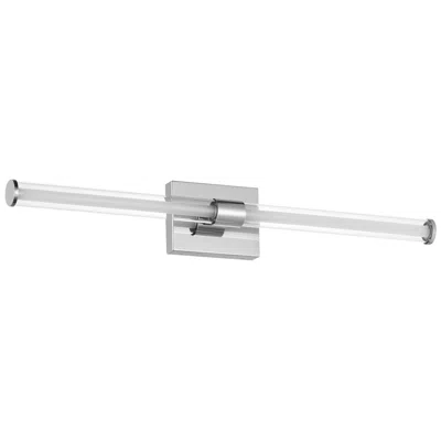 Et2 Fuse 30" Wide Polished Chrome Led Vanity Bath Light