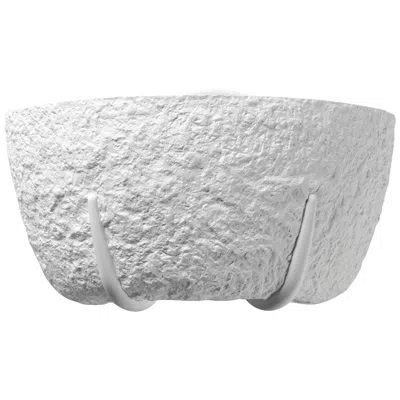 Et2 Geist 10" Wide Textured White Led Wall Sconce