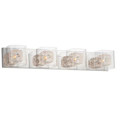 Et2 Gem 4-light Bath Vanity With Sv Shade In Multi
