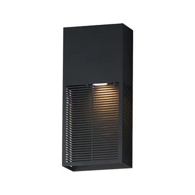 Et2 Grate 14" High Black Led Outdoor Wall Sconce