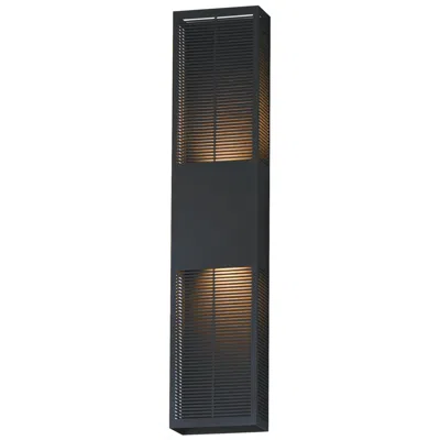 Et2 Grate 30" High Black Led Outdoor Wall Sconce