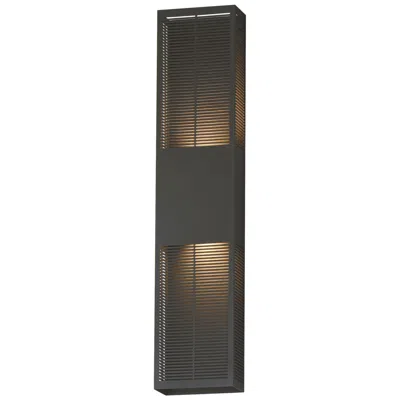 Et2 Grate 30" High Led Architectural Bronze Outdoor Wall Sconce