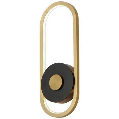 Et2 Gravity Medium Outdoor Led Sconce In Gold