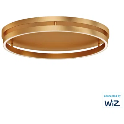 Et2 Groove 24 1/2" Wide Gold Led Ceiling Light