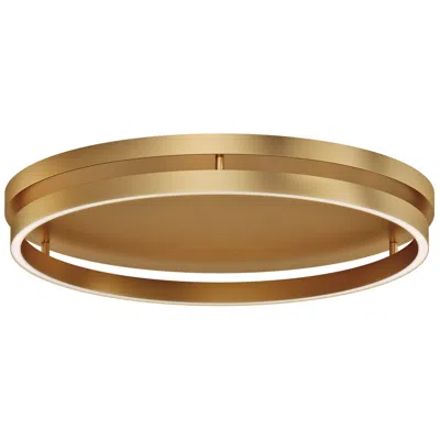 Et2 Groove 24" Wide Gold Flush Mount - 5cct Select