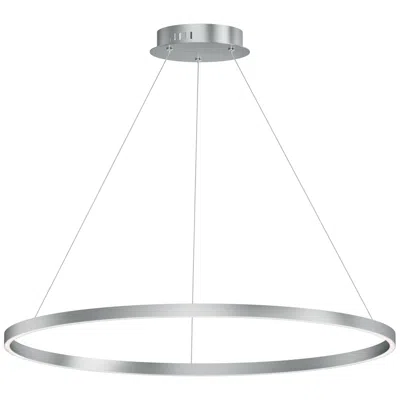 Et2 Groove 40" Wide Brushed Aluminum 5ctt Led Pendant Light