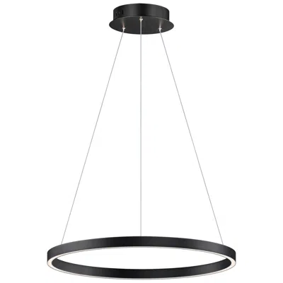 Et2 Groove 5cct 24" Black Pendant