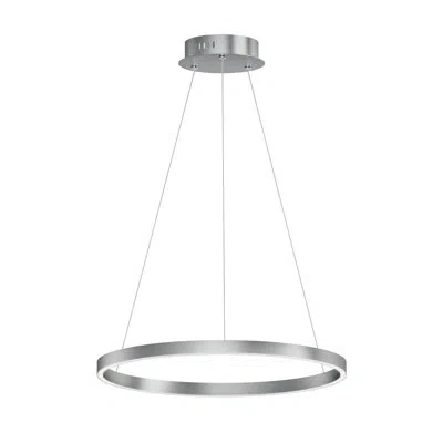 Et2 Groove 5cct-multi-light Pendant In Brushed Aluminum