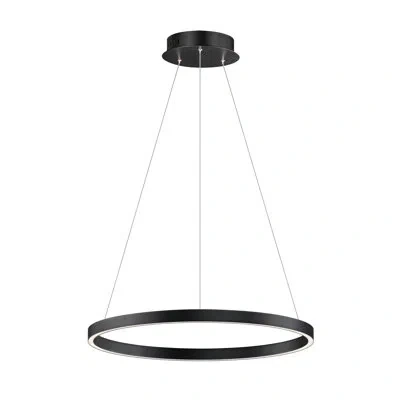 Et2 Groove 5cct-single Pendant In Black