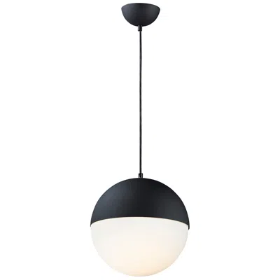 Et2 Half Moon 11 3/4" Wide Black And White Led Mini Pendant