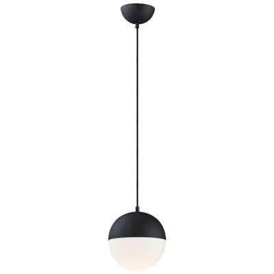 Et2 Half Moon 7 3/4" Wide Black Led Mini Pendant
