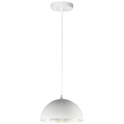 Et2 Hemisphere 14" Wide Gloss White Led Pendant Light