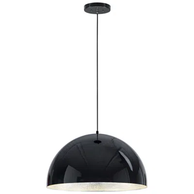 Et2 Hemisphere 24" Wide Gloss Black Led Pendant Light