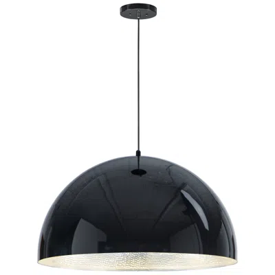 Et2 Hemisphere 31" Wide Gloss Black Led Pendant Light