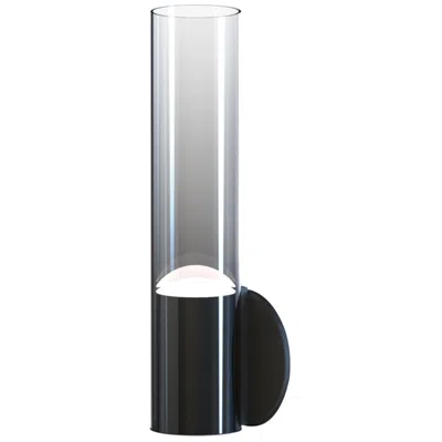Et2 Highball 15" High Gunmetal Led Wall Sconce In Black
