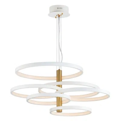 Et2 Hoopla-single Pendant In White,gold