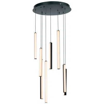 Et2 Hover 18" Wide Black Multi-light Led Pendant