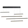 Et2 Hover 5-light Led Pendant In Black