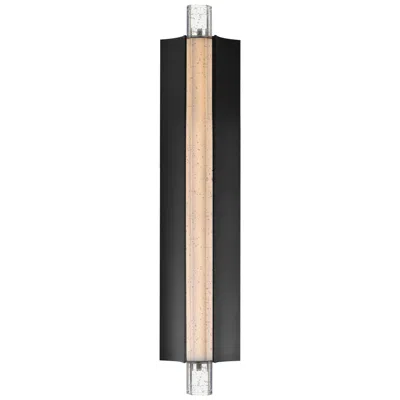 Et2 Hyperion 24" Black Led Wall Sconce
