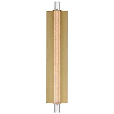 Et2 Hyperion 24" Gold Led Wall Sconce In Brown