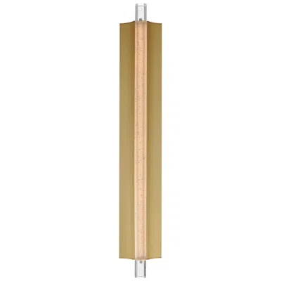 Et2 Hyperion 30" Gold Led Wall Sconce In Brown